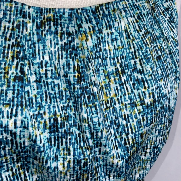 Worthington Turquoise Sleeveless Dress Pockets 4 - Picture 7 of 11